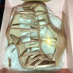 Charlotte Russe Rose Gold Heels
